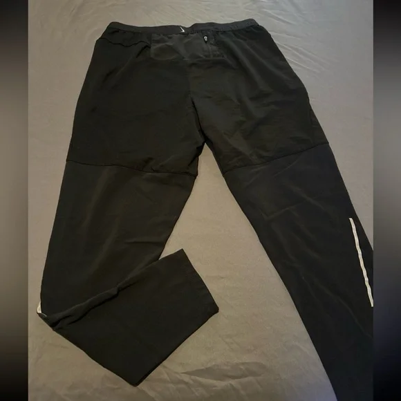 Black Nike Dri Fit Knit Running Pants Medium